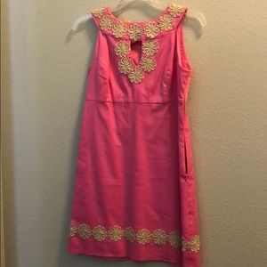 Pink Lilly Pulitzer dress.